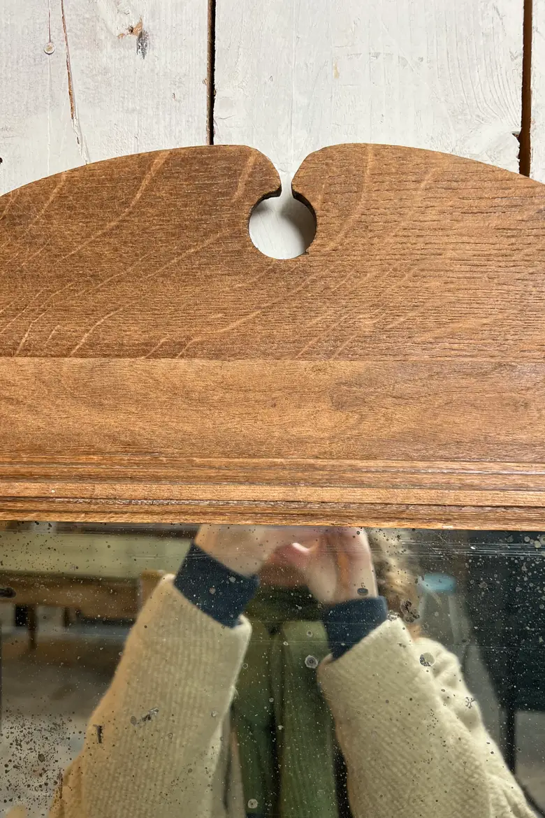 Miroir en chêne
