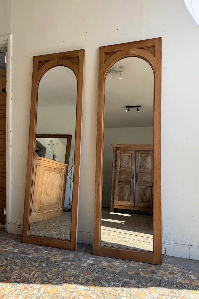 Miroir en chêne – XXe siècle