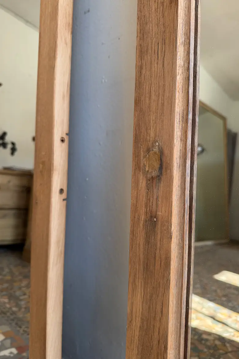 Miroir en chêne – XXe siècle