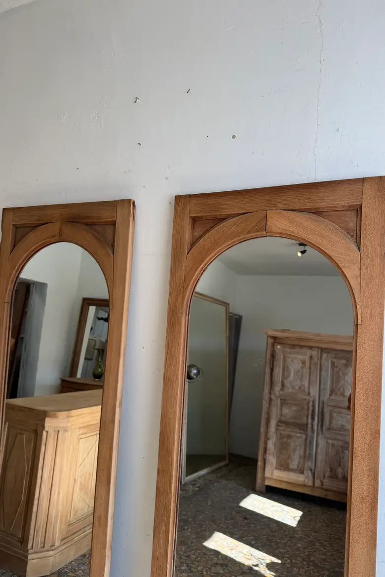 Miroir en chêne – XXe siècle
