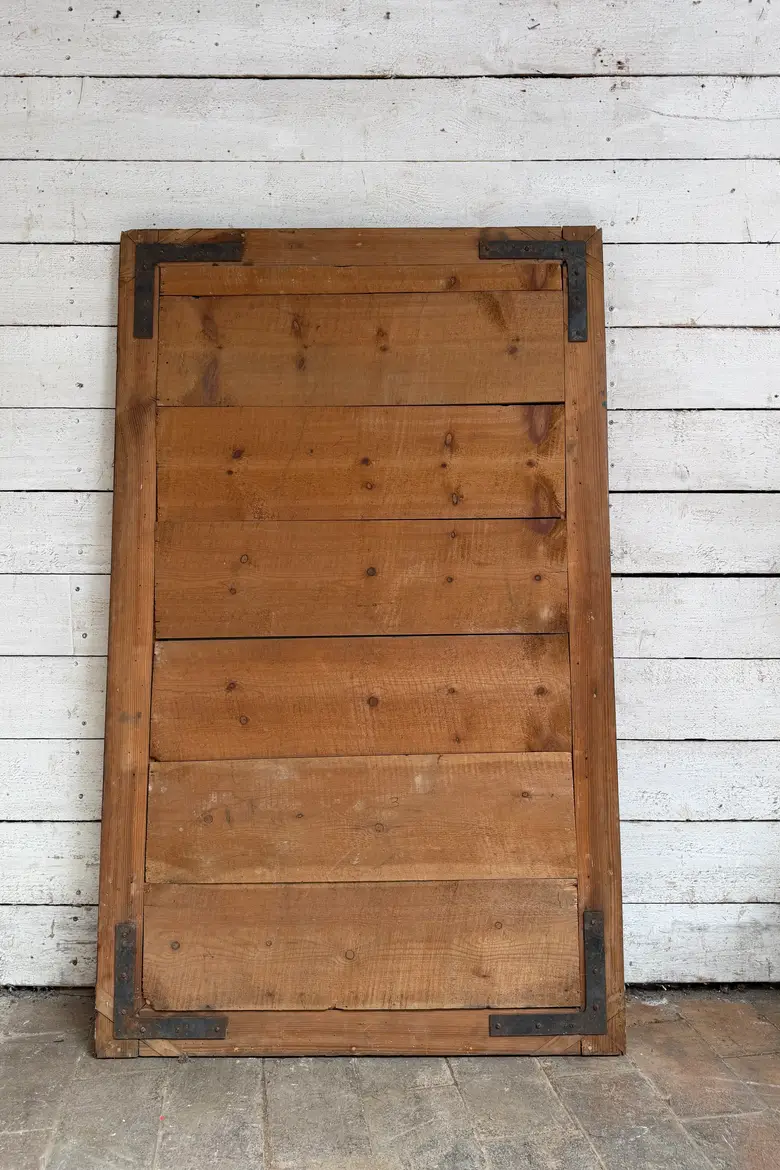 Miroir en loupe d’orme – fin XIXe siècle