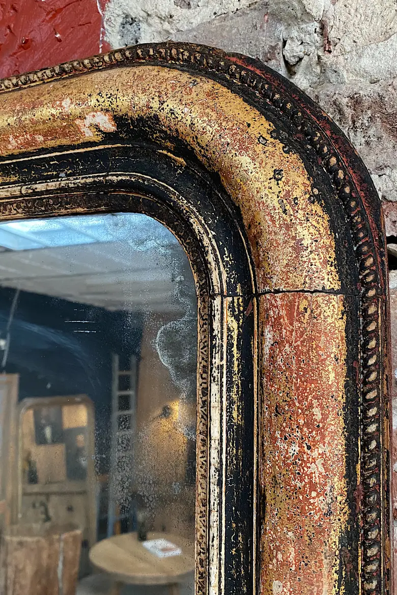 Miroir Louis Philippe au mercure Début XXème