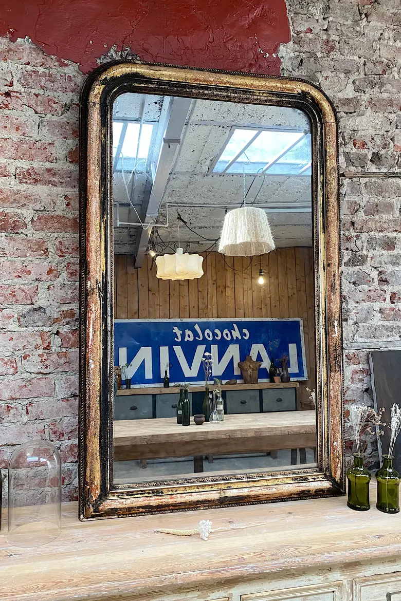 Miroir Louis Philippe au mercure Début XXème