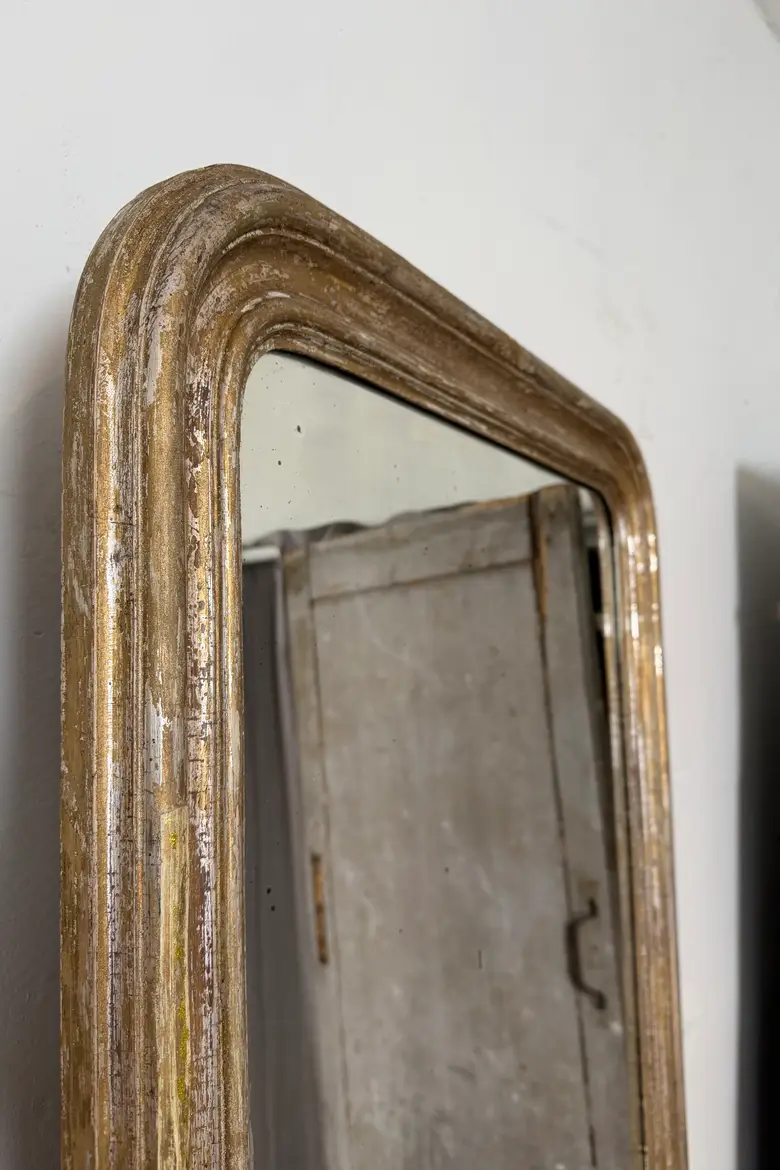Miroir Louis-Philippe doré – XIXe siècle