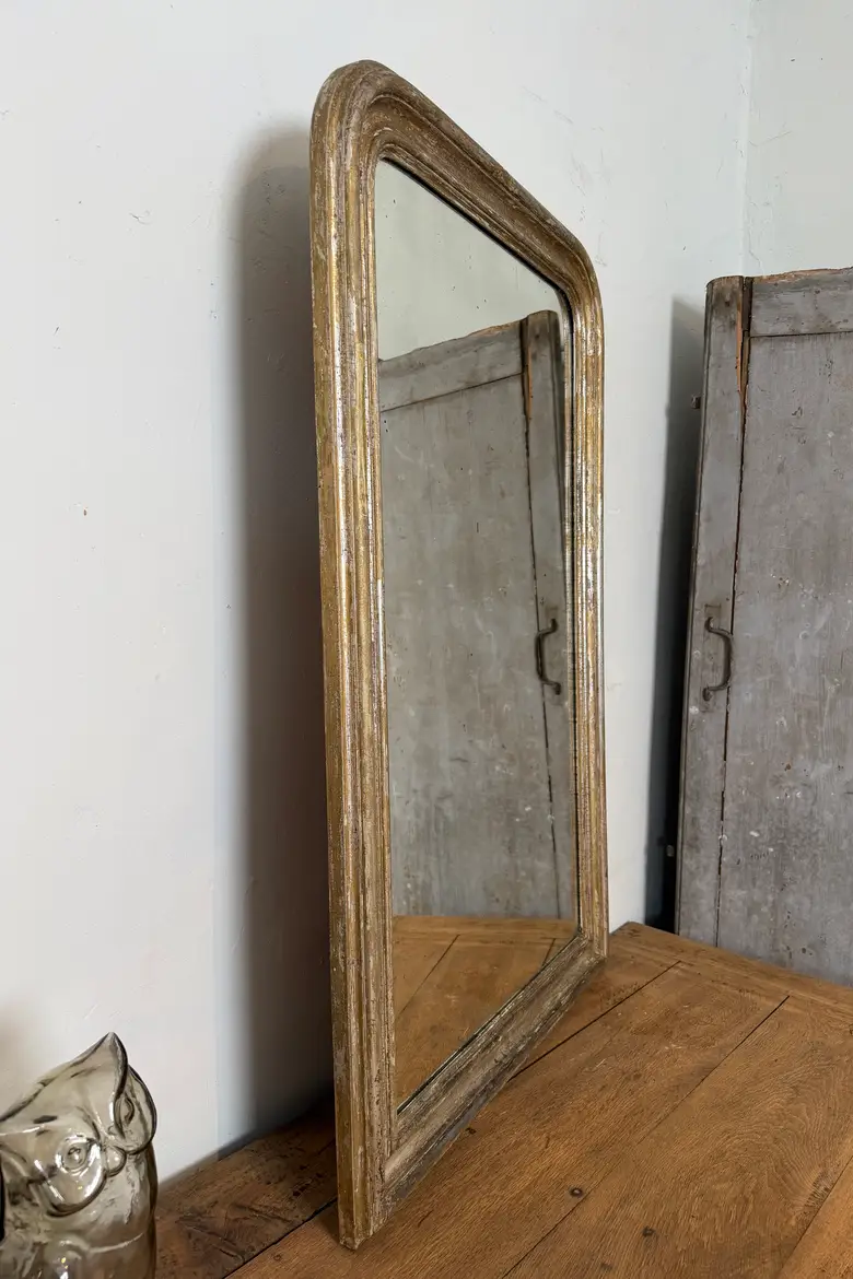 Miroir Louis-Philippe doré – XIXe siècle