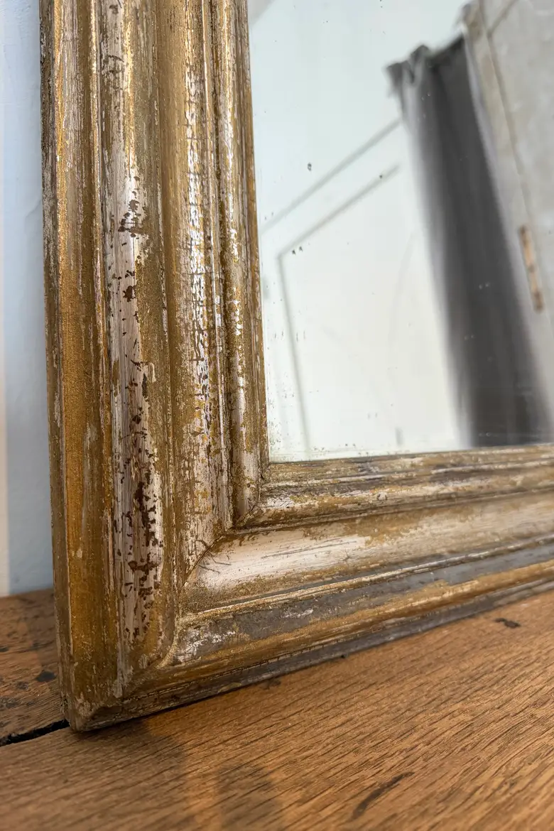 Miroir Louis-Philippe doré – XIXe siècle