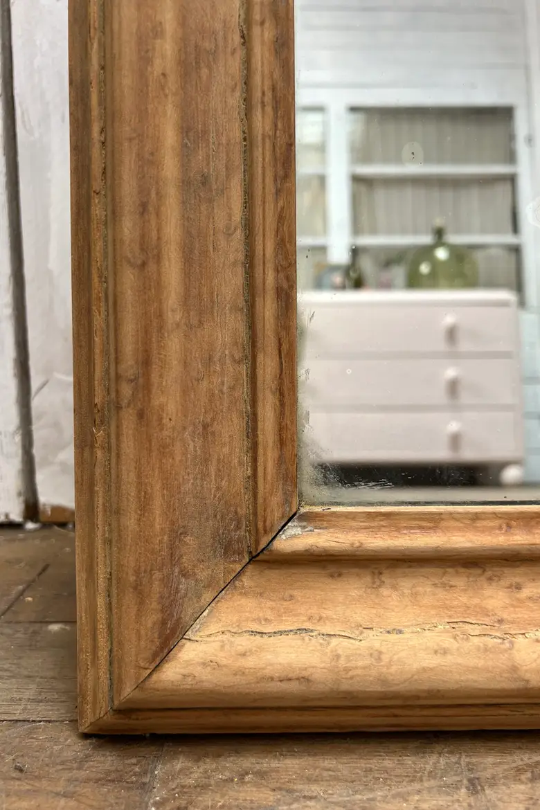 Miroir Louis Philippe en noyer