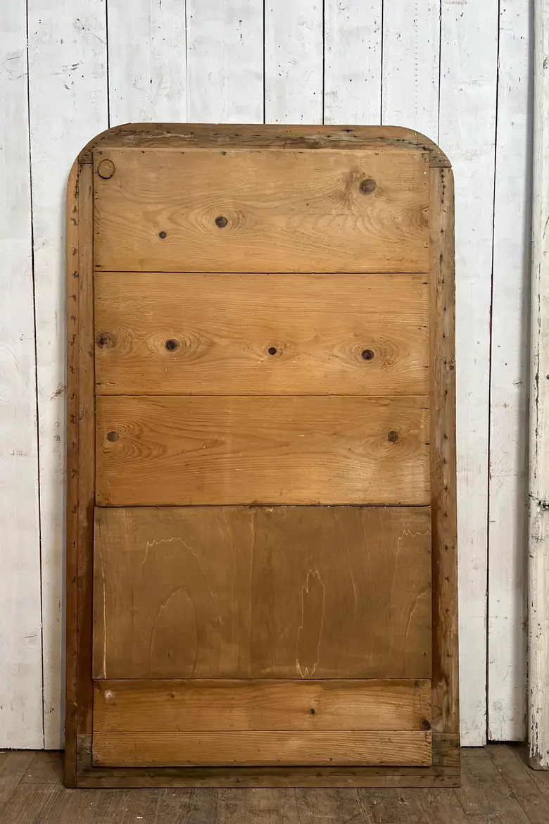 Miroir Louis Philippe en sapin brut