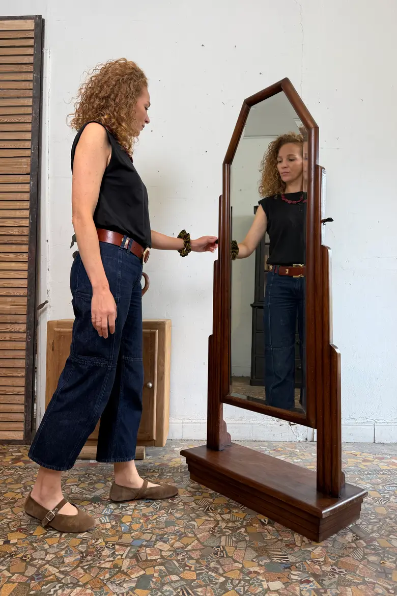 Miroir psyché Art déco