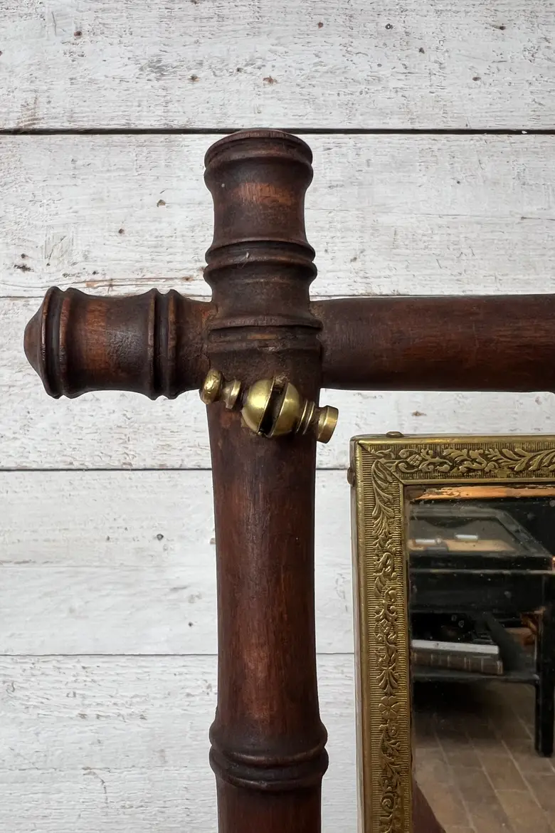 Miroir psyché bambou