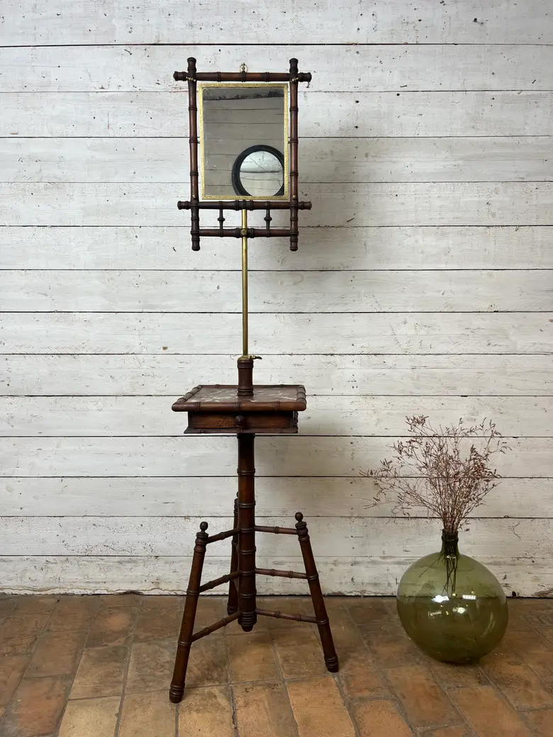 Miroir psyché bambou