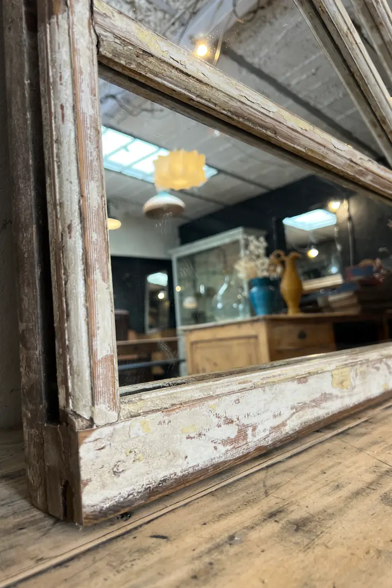 Miroir verrière en bois