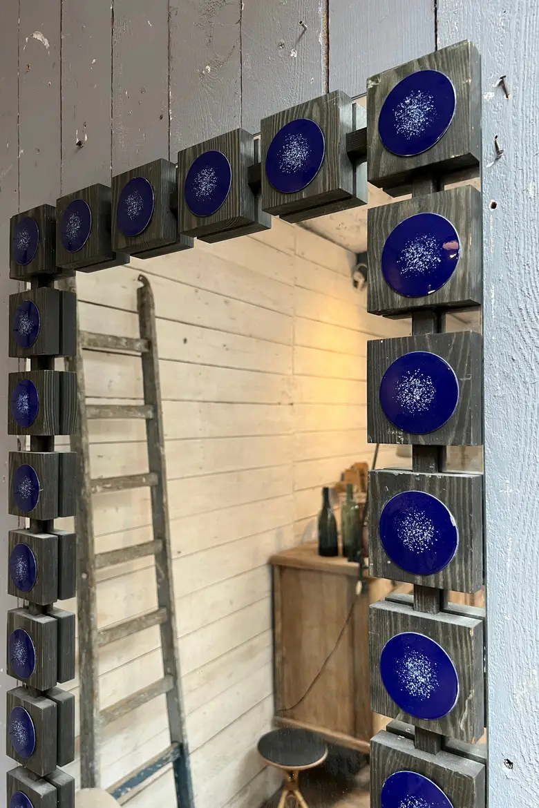 Miroir vintage suédois Années 60