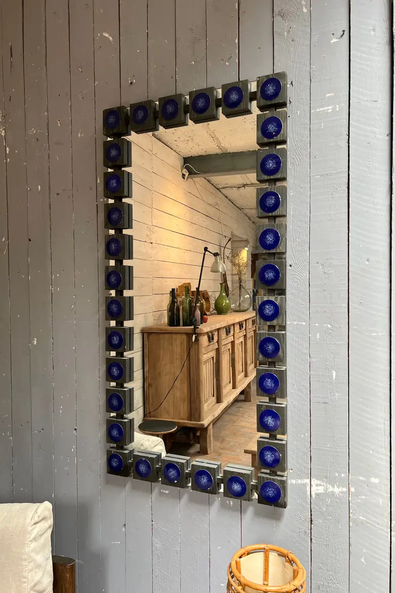 Miroir vintage suédois Années 60