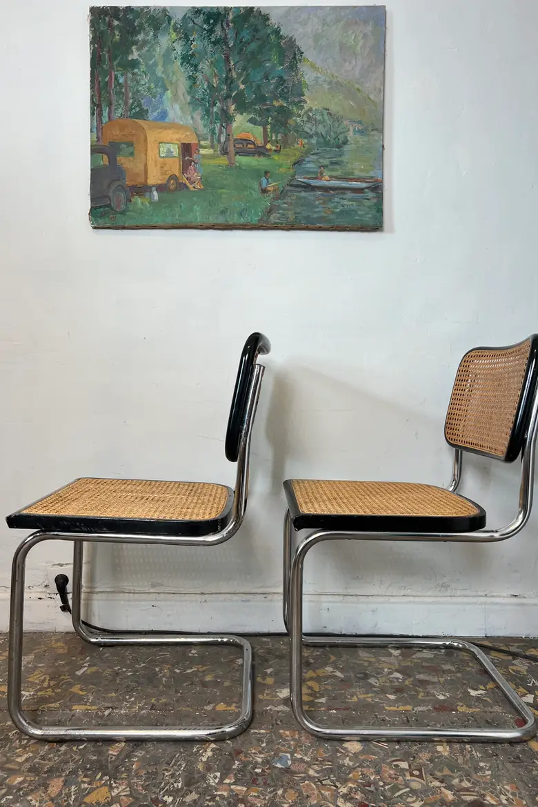 Paire de chaises Breuer Cesca B32