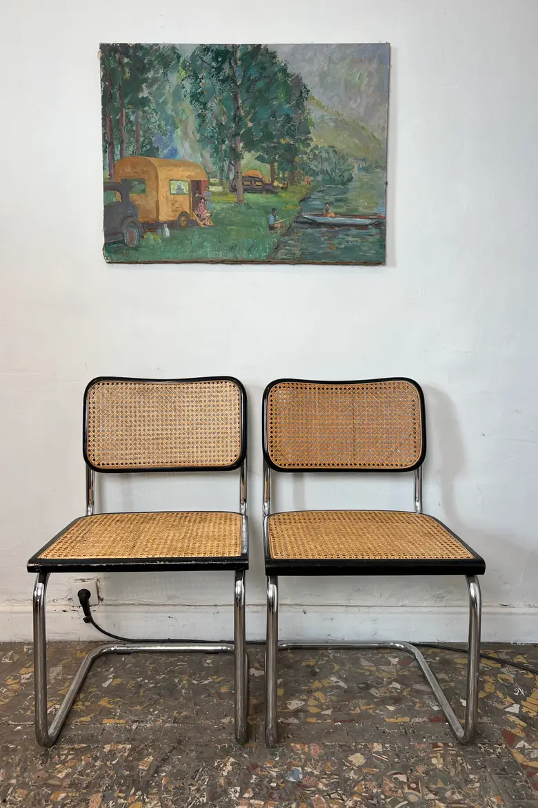 Paire de chaises Breuer Cesca B32