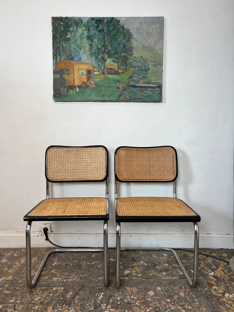 Paire de chaises Breuer Cesca B32