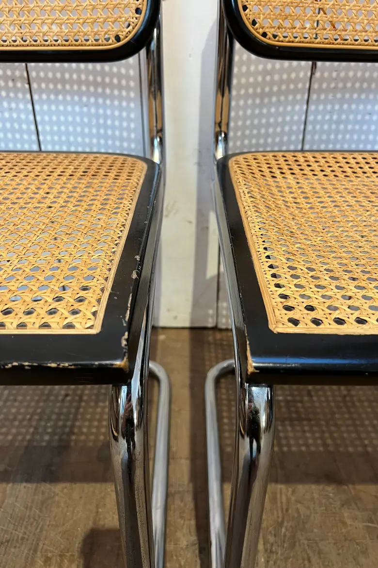 Paire de chaises Breuer Cesca B32 Années 60