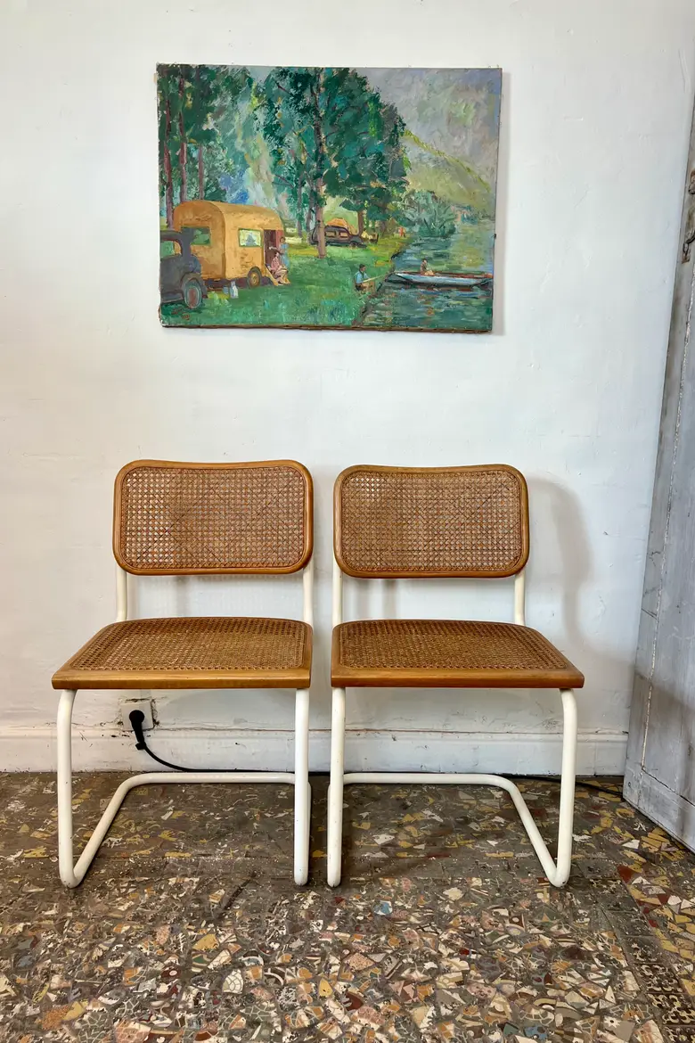 Paire de chaises Breuer Cesca B32