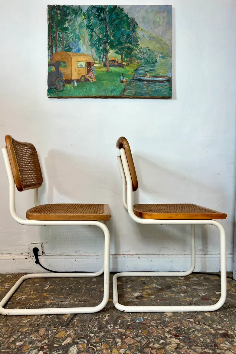 Paire de chaises Breuer Cesca B32