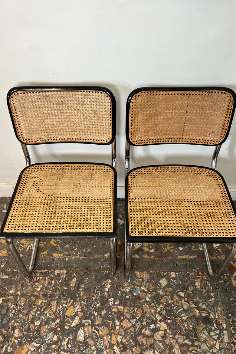Paire de chaises Breuer Cesca B32