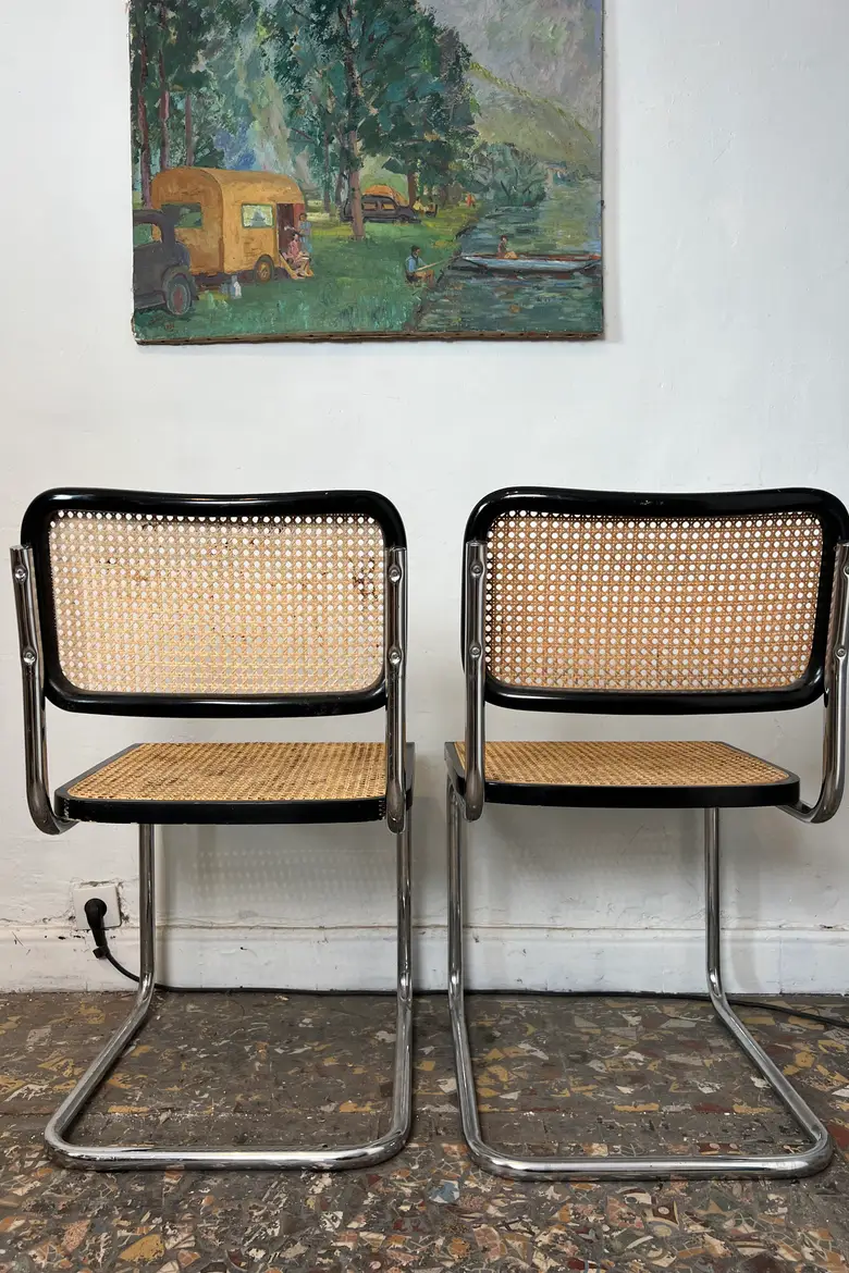 Paire de chaises Breuer Cesca B32