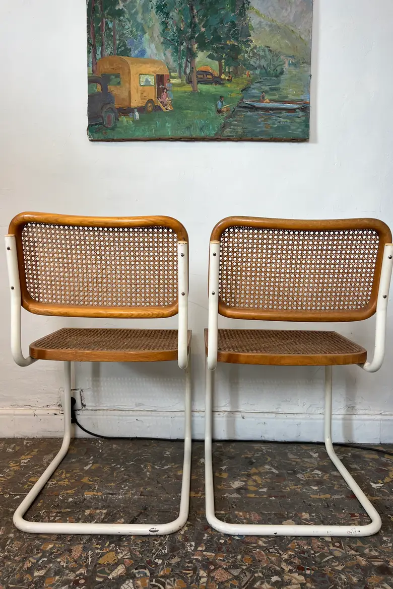 Paire de chaises Breuer Cesca B32