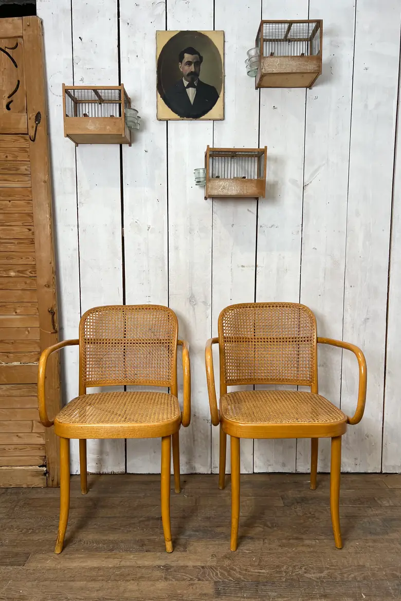 Paire de chaises de Joseph Hoffmann
