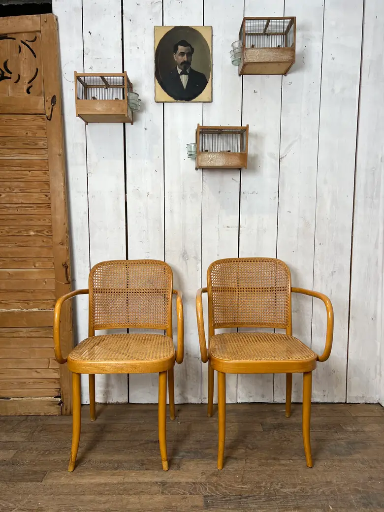 Paire de chaises de Joseph Hoffmann