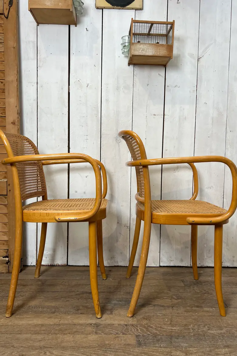 Paire de chaises de Joseph Hoffmann
