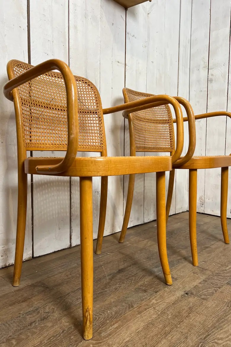 Paire de chaises de Joseph Hoffmann