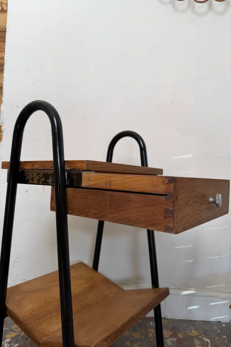 Paire de chevets d’internat vintage – Style Jacques Hitier