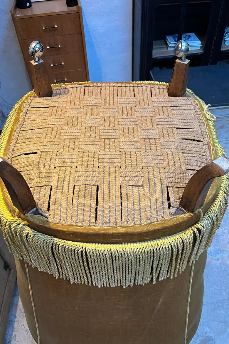 Paire de fauteuils à oreilles 1950