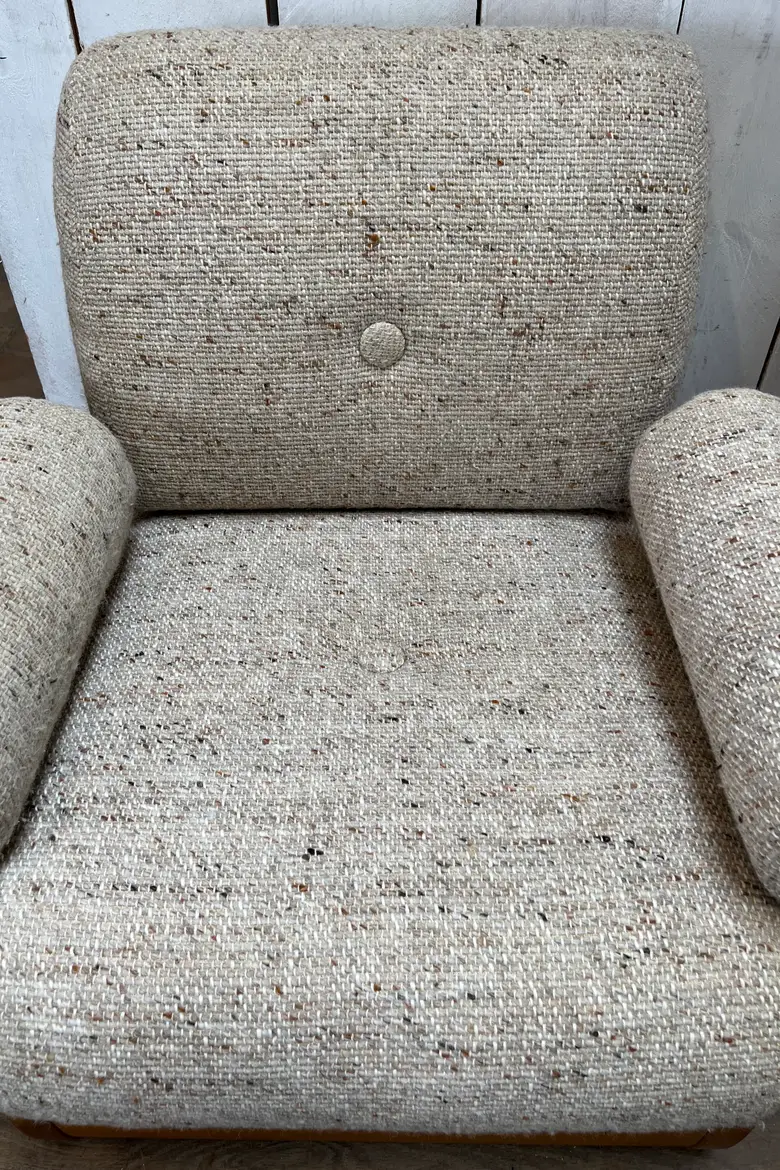 Paire de fauteuils années 80