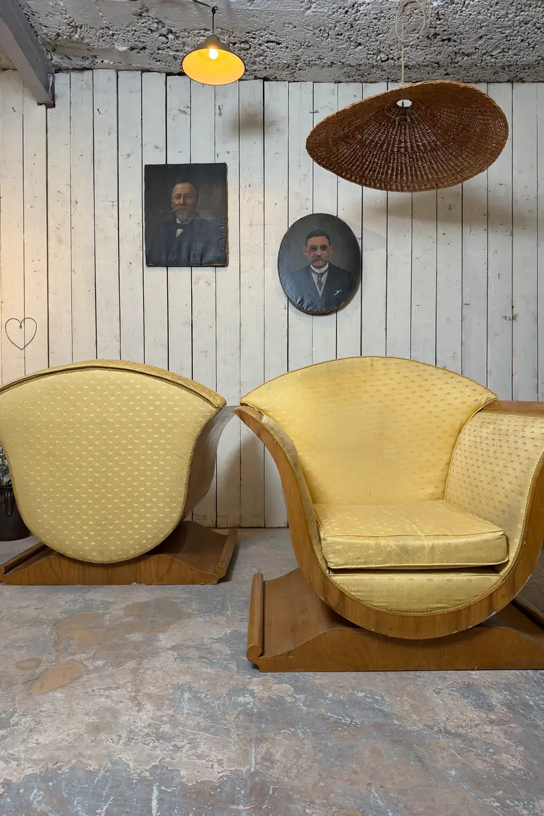 Paire de fauteuils Art Déco