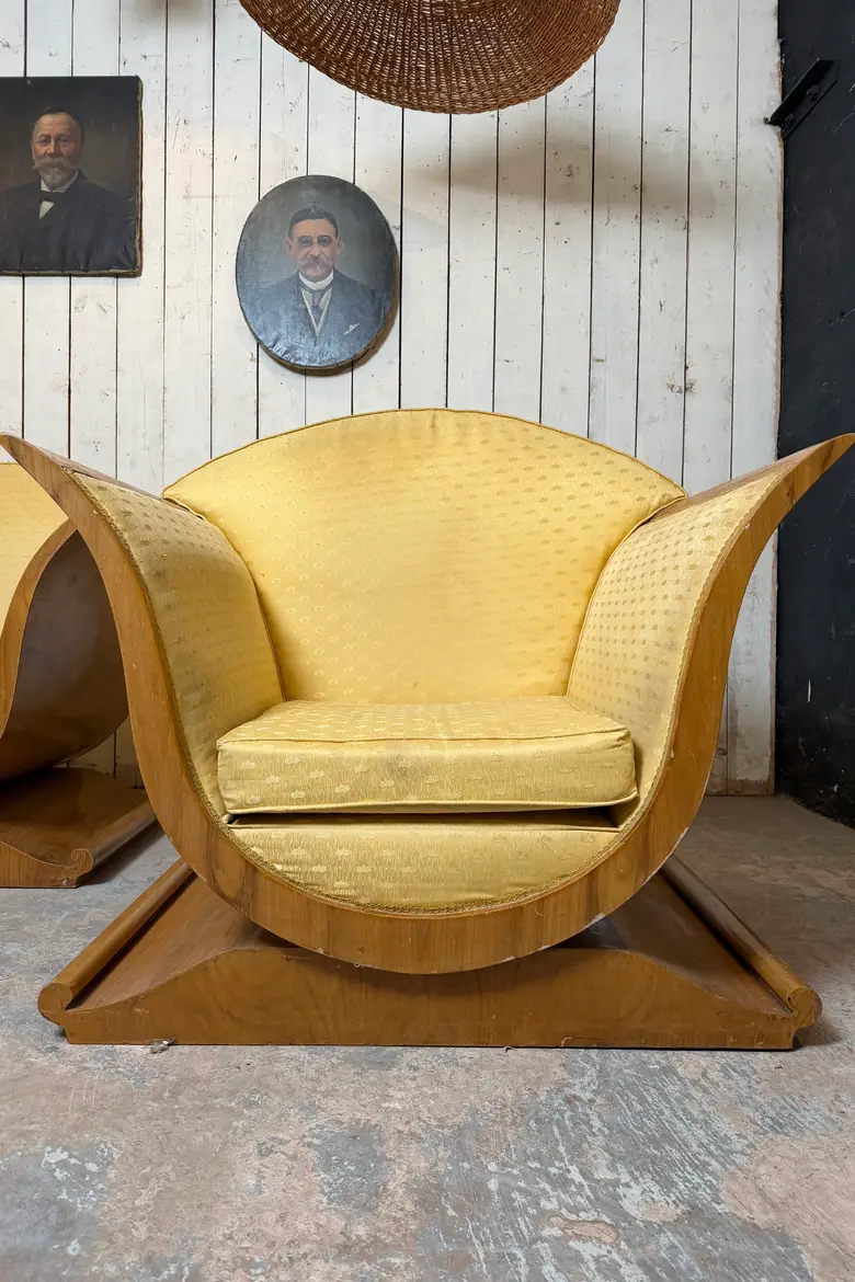 Paire de fauteuils Art Déco