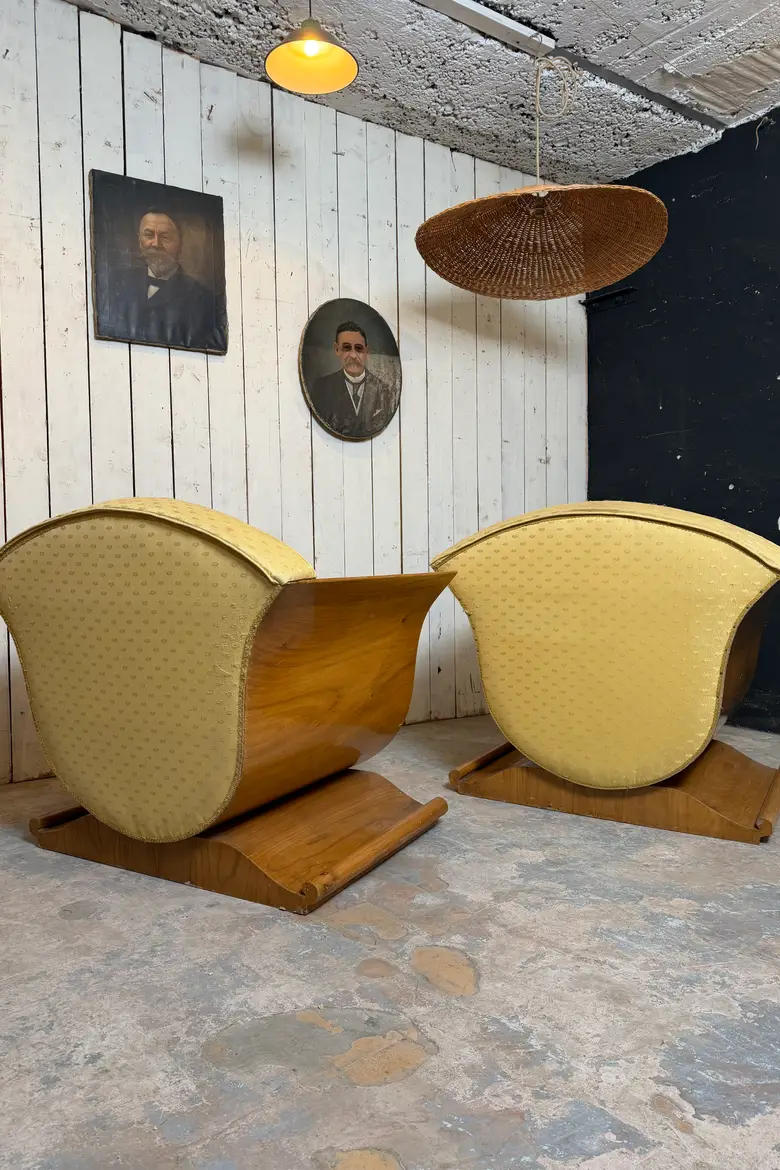 Paire de fauteuils Art Déco