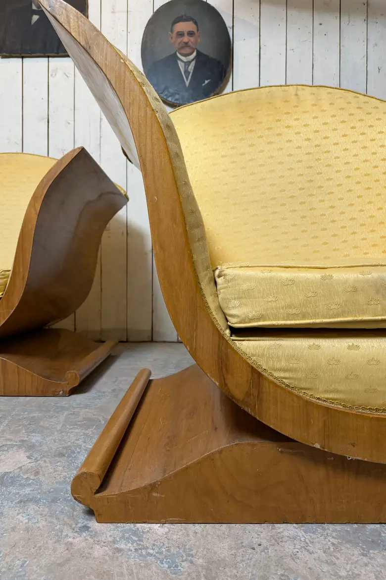 Paire de fauteuils Art Déco