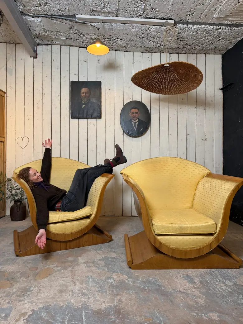 Paire de fauteuils Art Déco