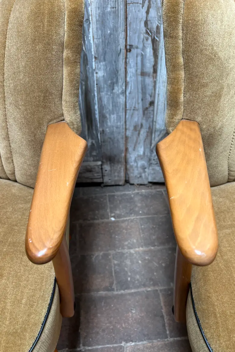 Paire de fauteuils cocktails scandinaves 1950