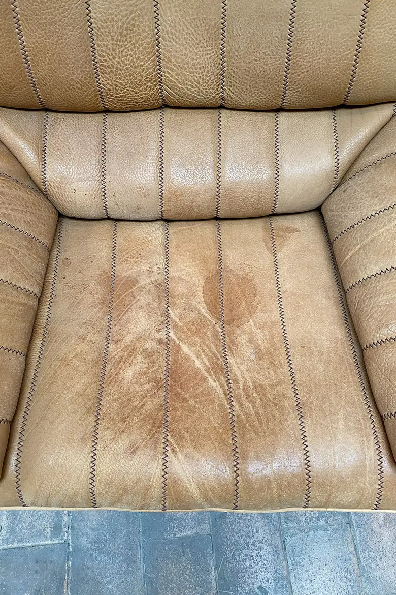 Paire de fauteuils De Sede DS 86  en cuir Années 70