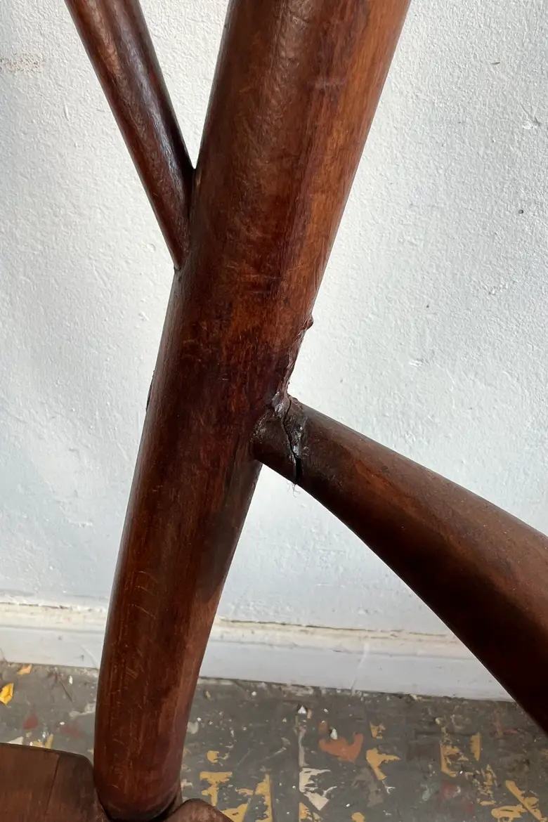 Paire de fauteuils en hêtre – Années 60