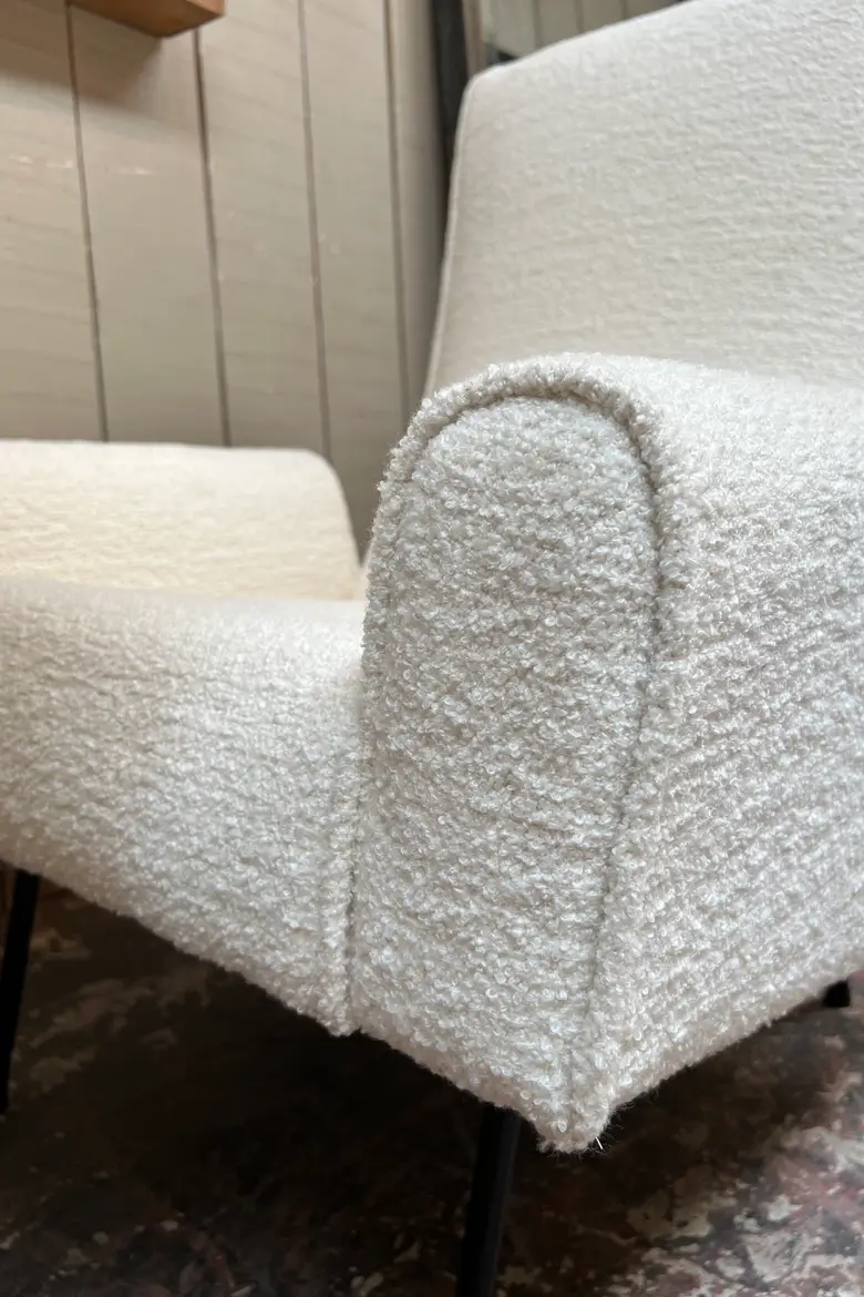 Paire de fauteuils Louis Paolozzi Années 50