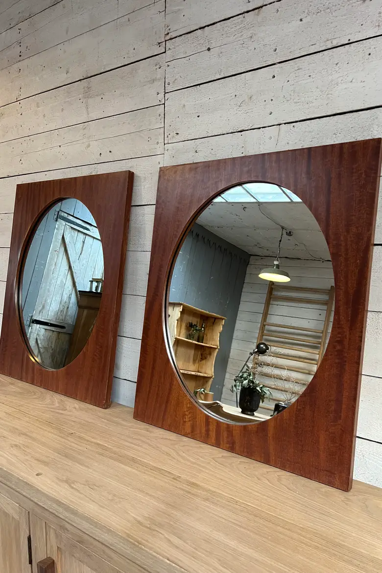 Paire de miroirs, années 1970