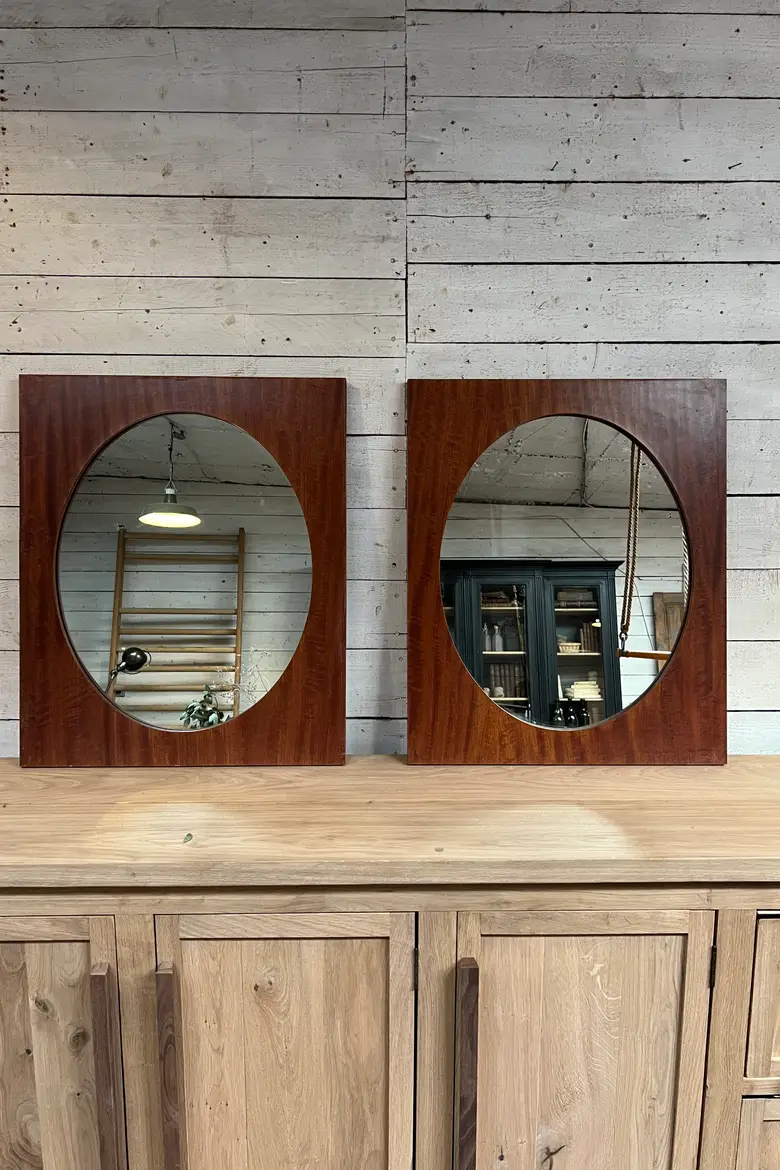 Paire de miroirs, années 1970