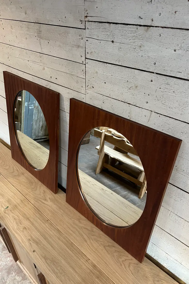 Paire de miroirs, années 1970