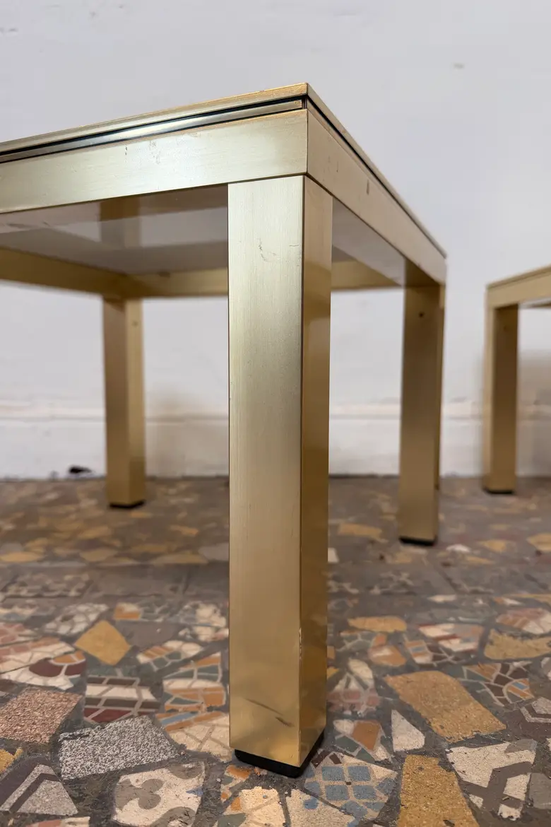 Paire de tables d’appoint Pierre Vandel