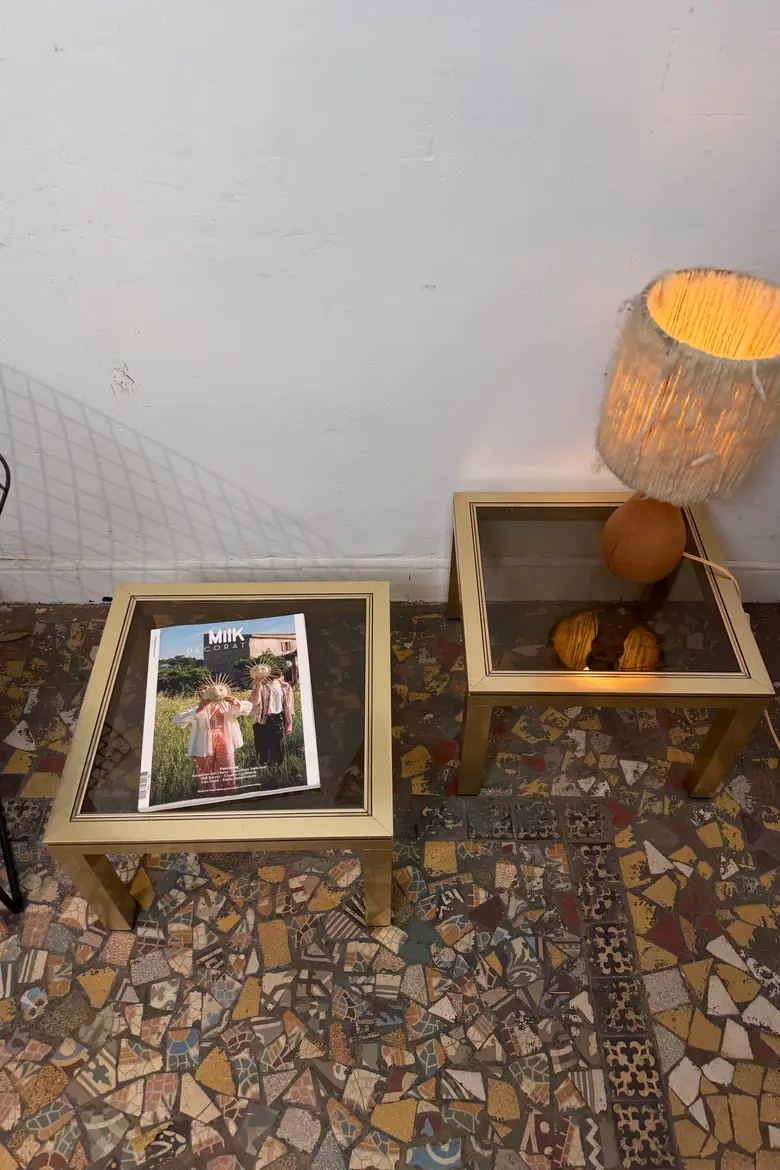 Paire de tables d’appoint Pierre Vandel