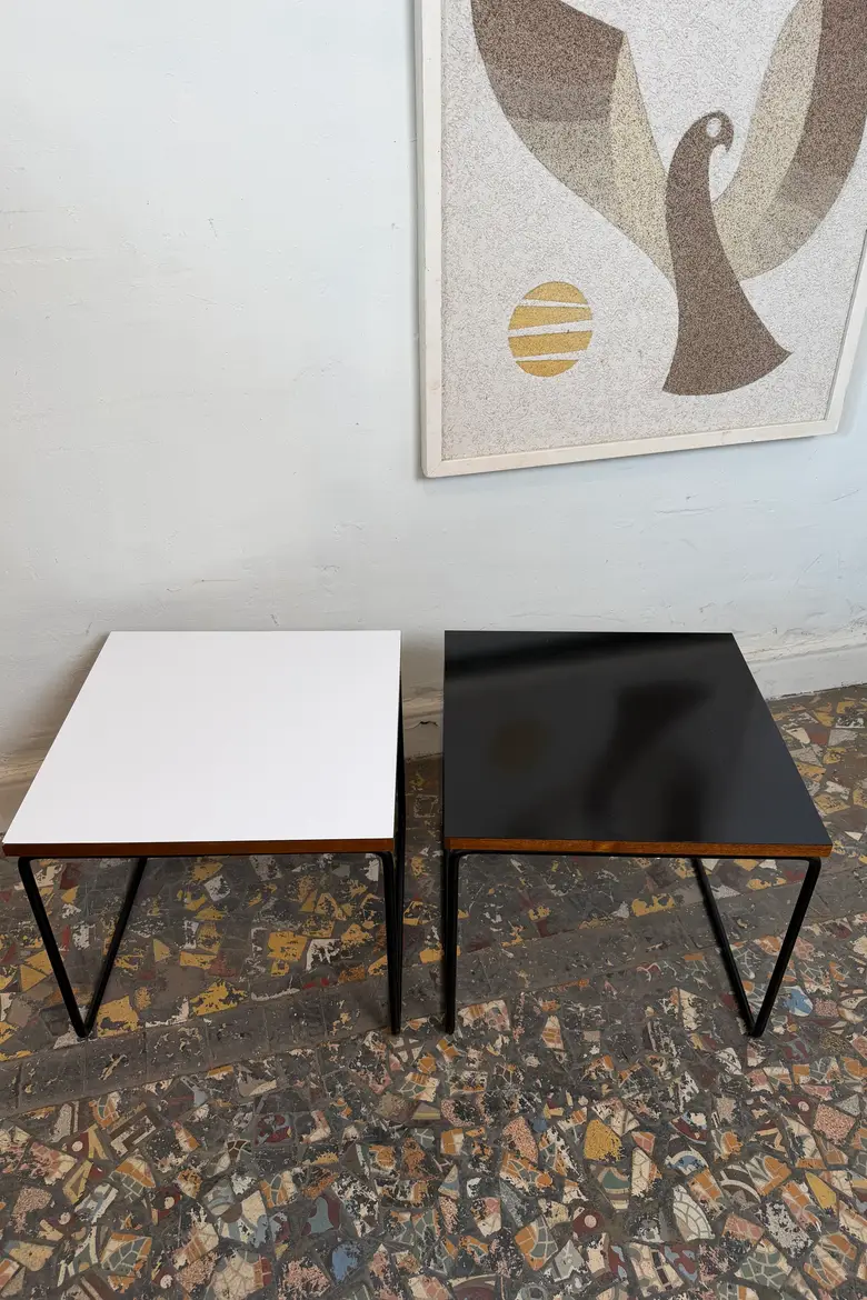Paire de tables d’appoint Steiner – années 1970