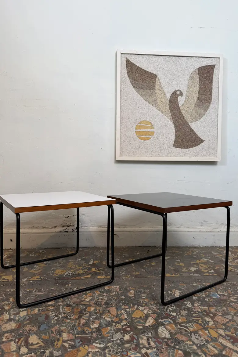 Paire de tables d’appoint Steiner – années 1970